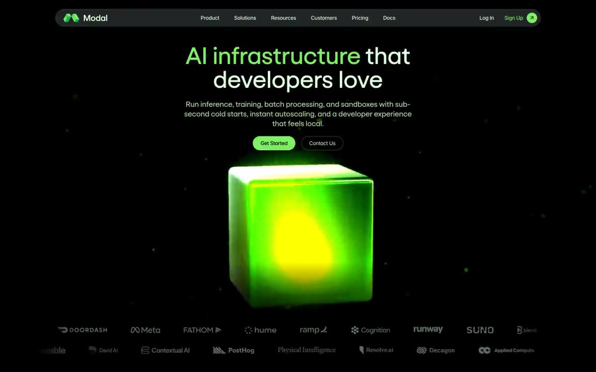 Modal: Phosphor terminal in a darkened server room — the vivid green is the only light source.